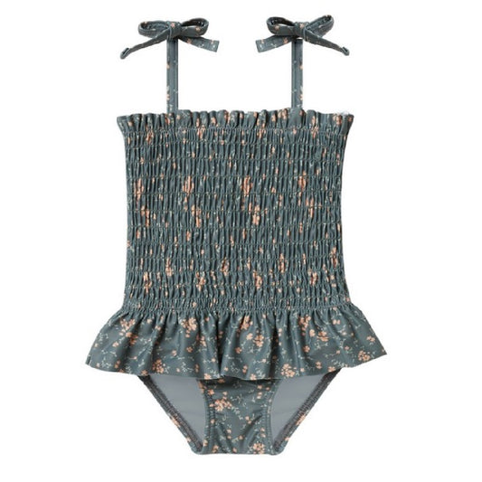 SMOCKED ONE-PIECE