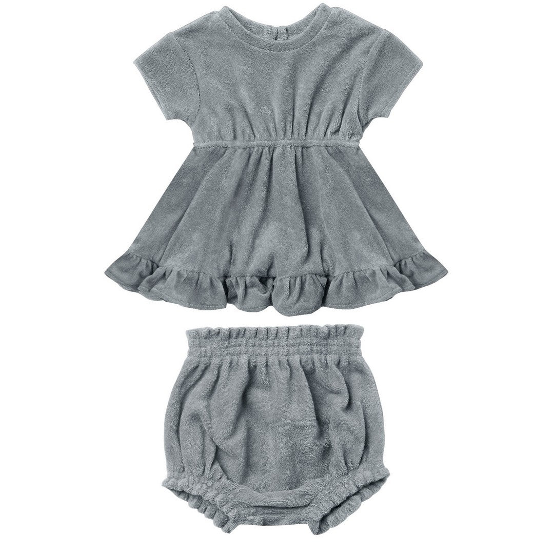 TERRY DRESS SET | LAVA