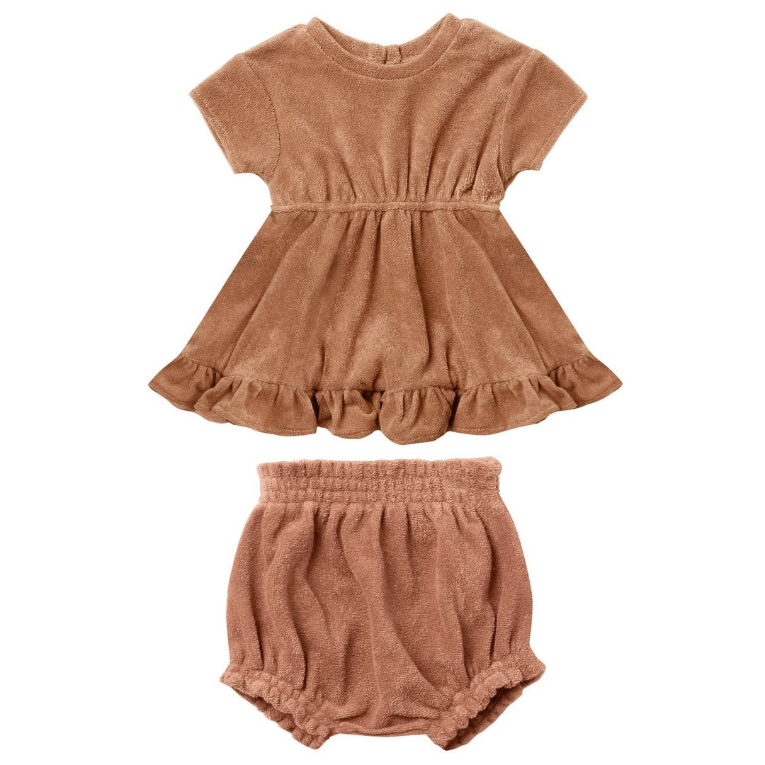 TERRY DRESS SET | TERRACOTTA