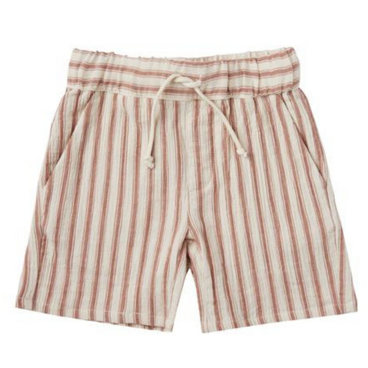 STRIPED BERMUDA SHORTS