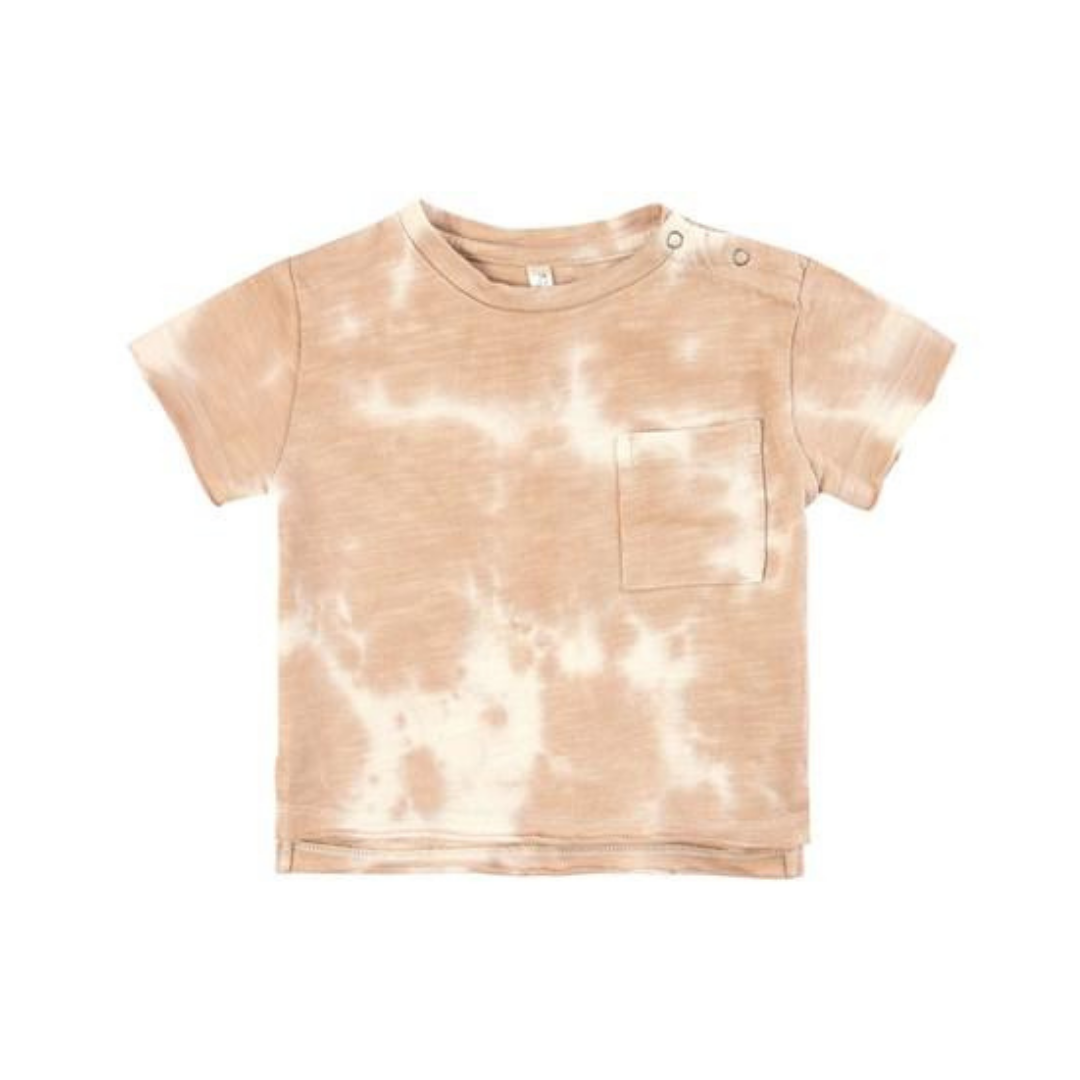 Tie Dye Raw Edge Tee