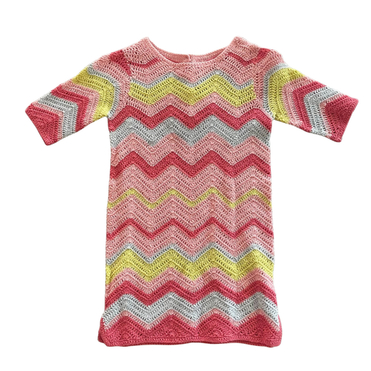 RAINBOW CROCHET DRESS