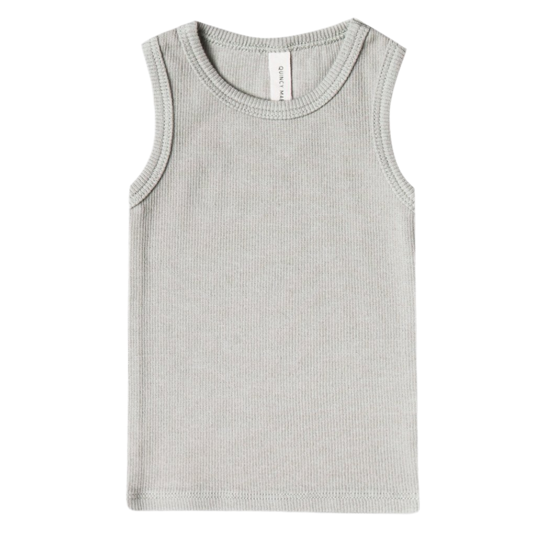 Ribbed Baby Tank | Ash