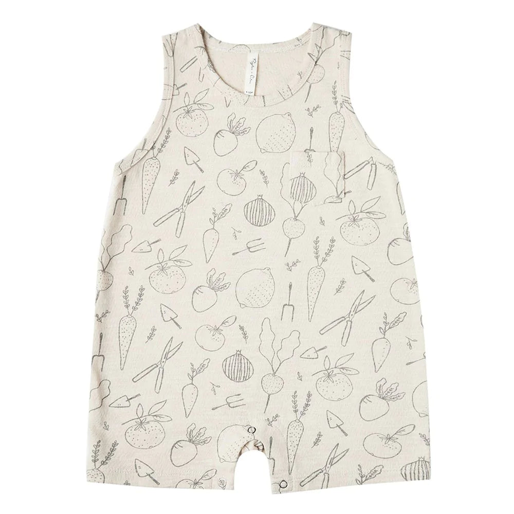 VEGETABLE GARDEN SLEEVELESS ONEPIECE