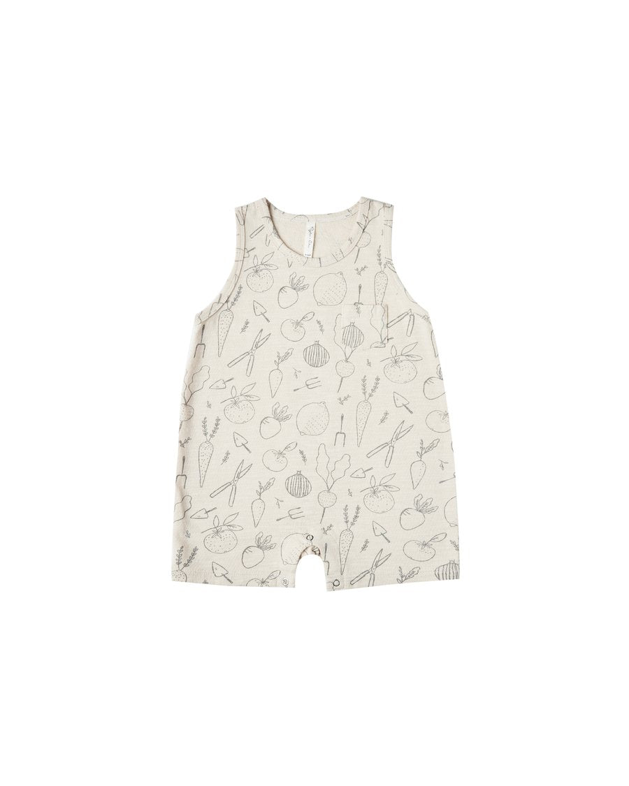 Vegetable Garden Sleevless Onepiece