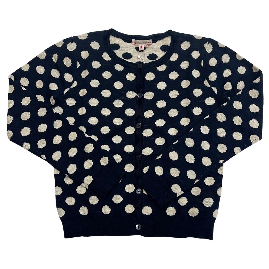 WHITE DOTS CARDIGAN