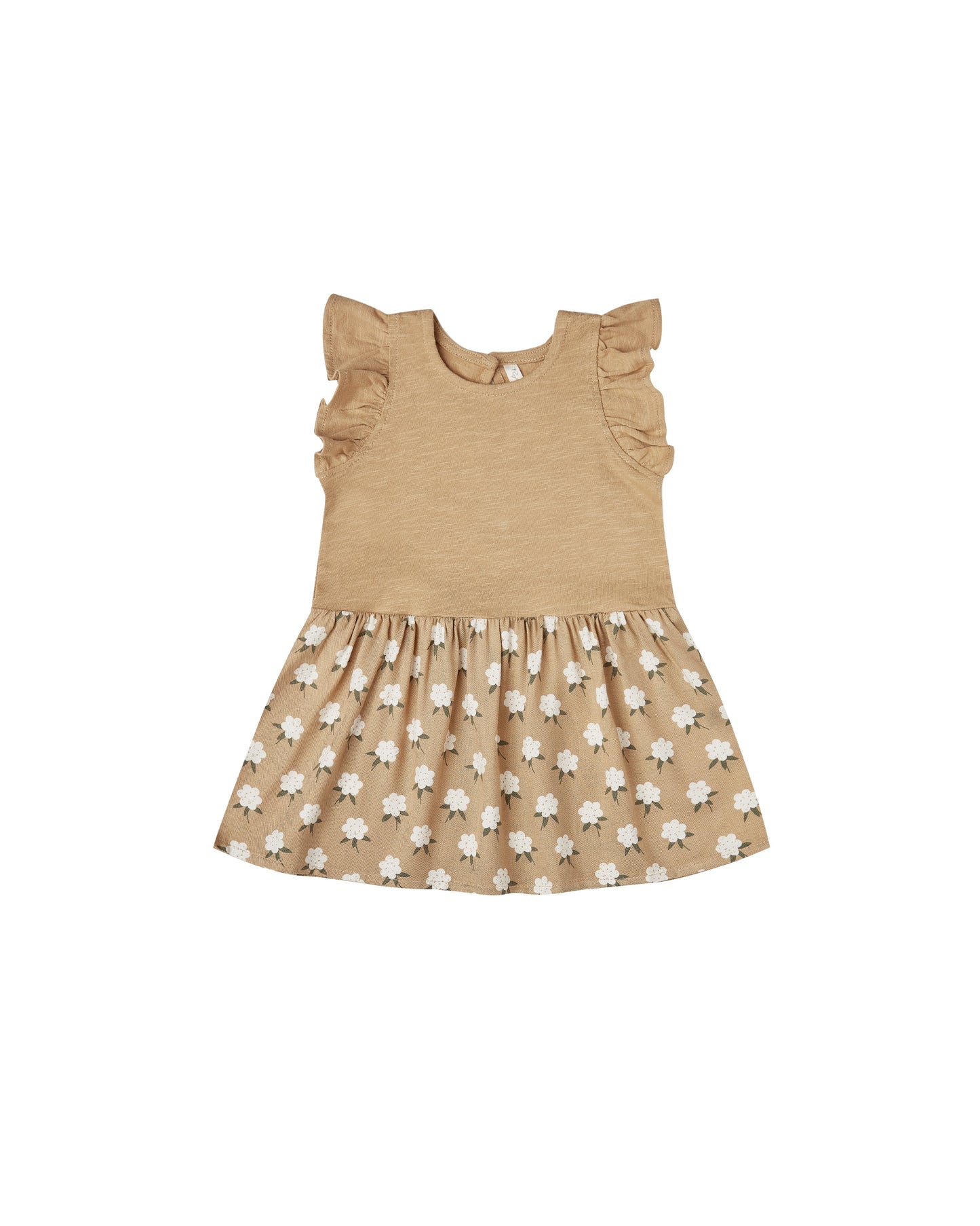 WHITE FLORA COURY DRESS