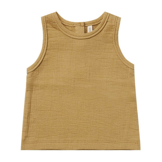 WOVEN TANK | OLIVE