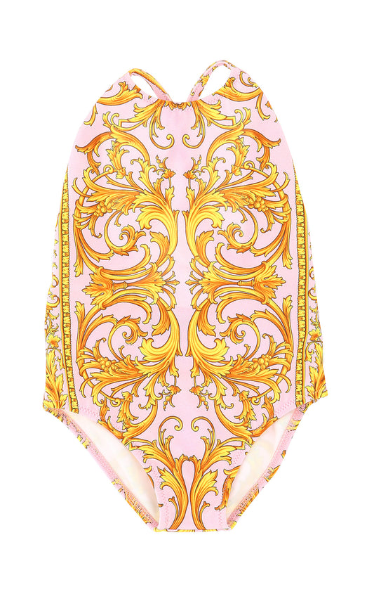 Brocade Print Swimsuit