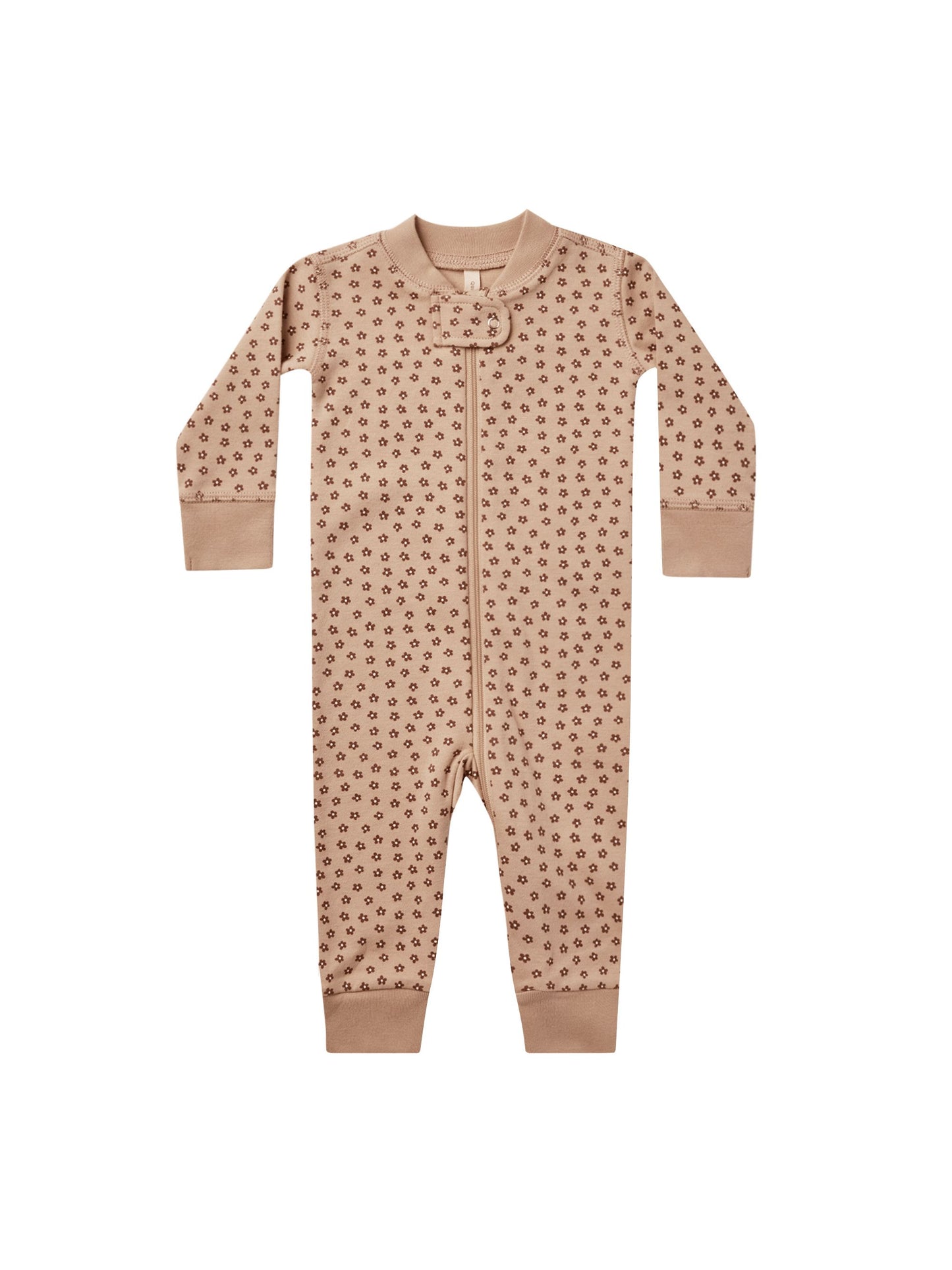 zip long sleeve sleeper | ditsy bloom