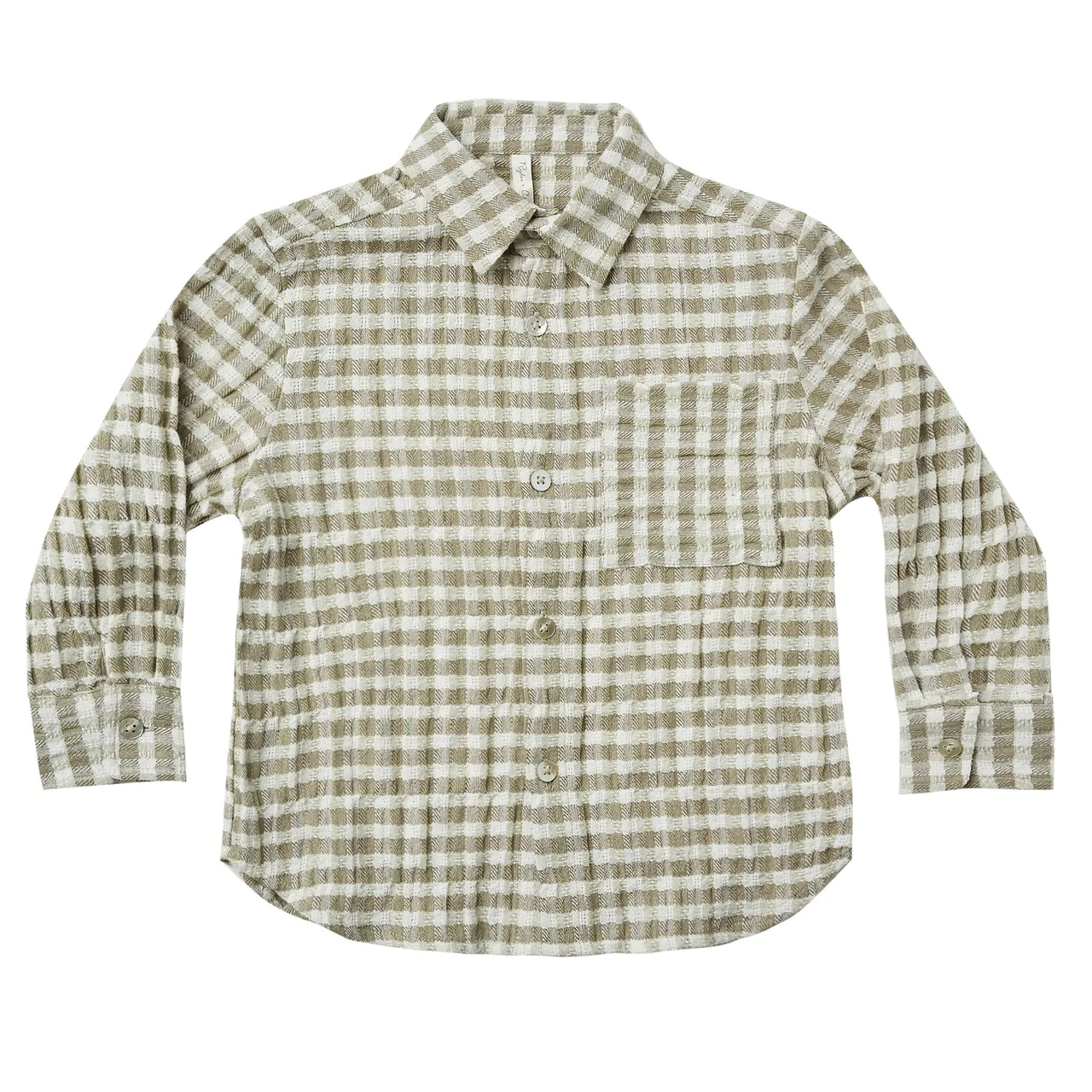 collared shirt || gingham