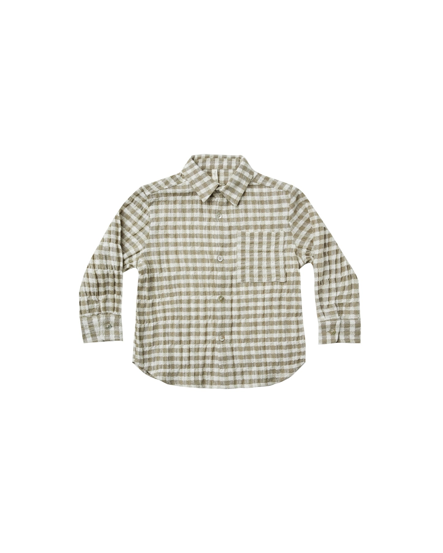 collared shirt || gingham