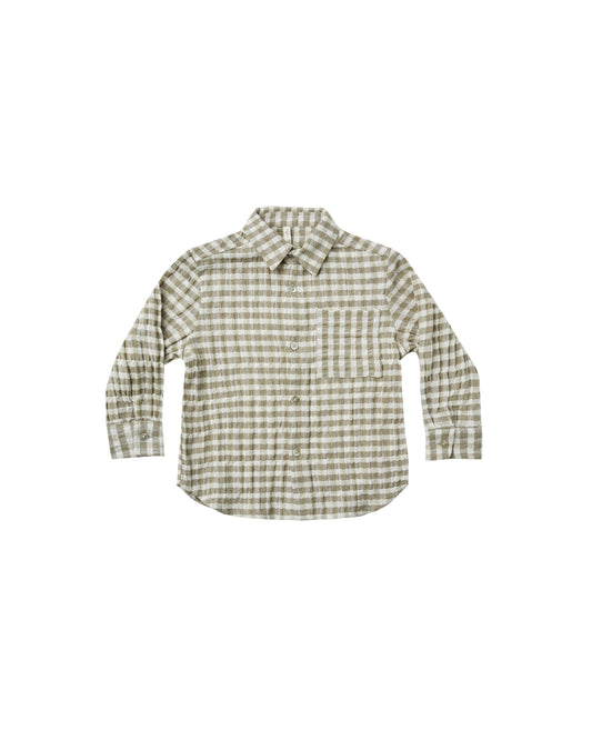 collared shirt || gingham