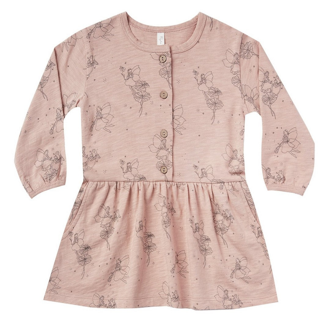 fairy button up dress