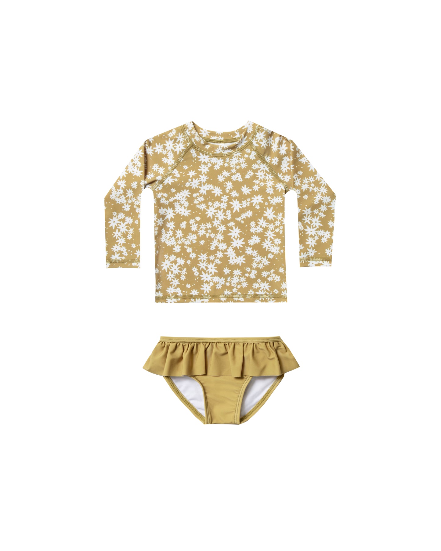 scattered daisy rashguard set