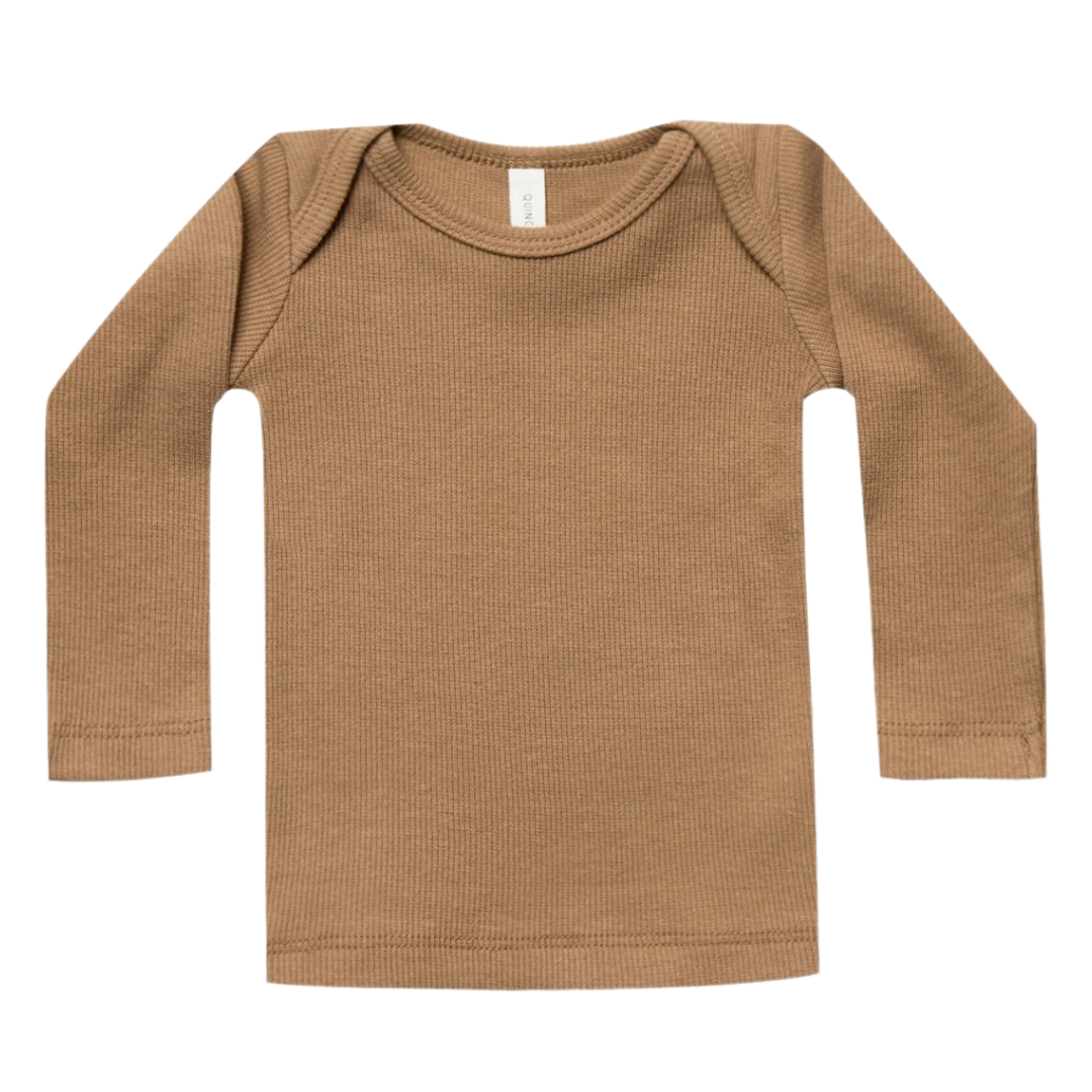 Ribbed Lap Tee | Copper
