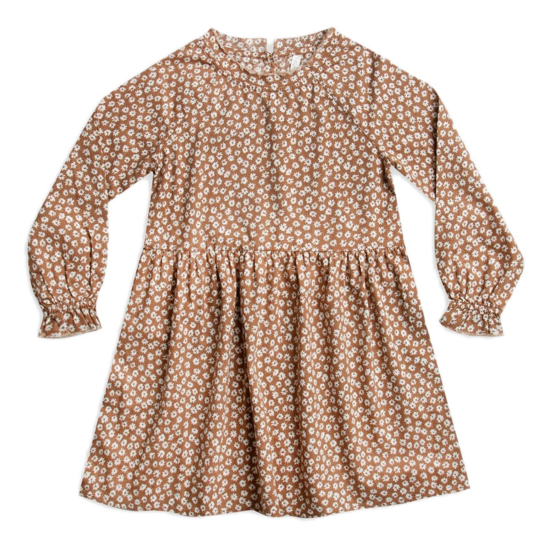 Ditsy Janie Dress || Caramel