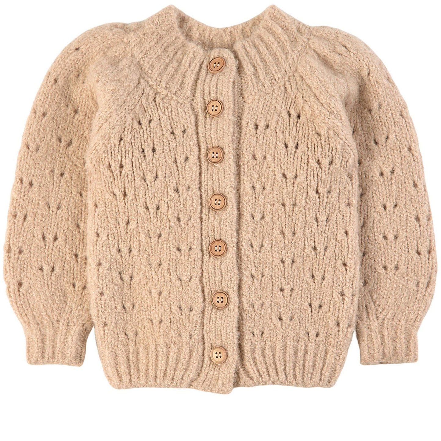 tulip cardigan || beige