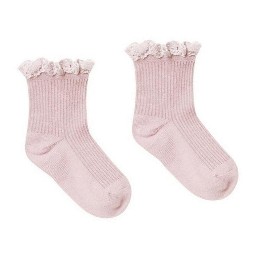 lace trim socks