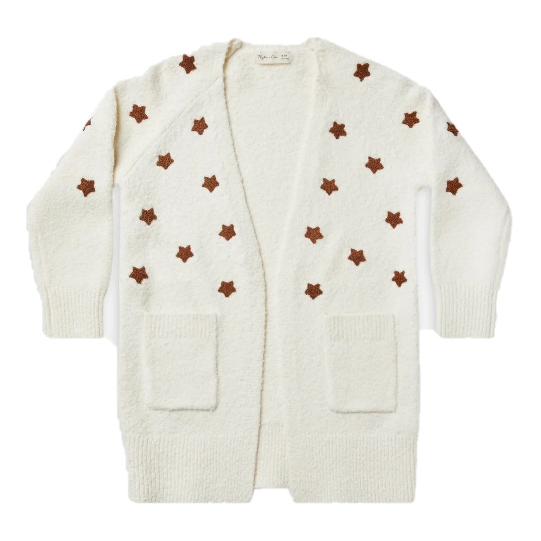 longline cardigan || stars