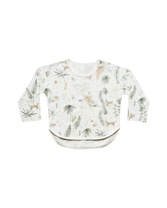 jungle banded longsleeve tee New