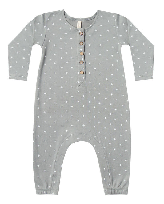 longsleeve jumpsuit | dusty blue