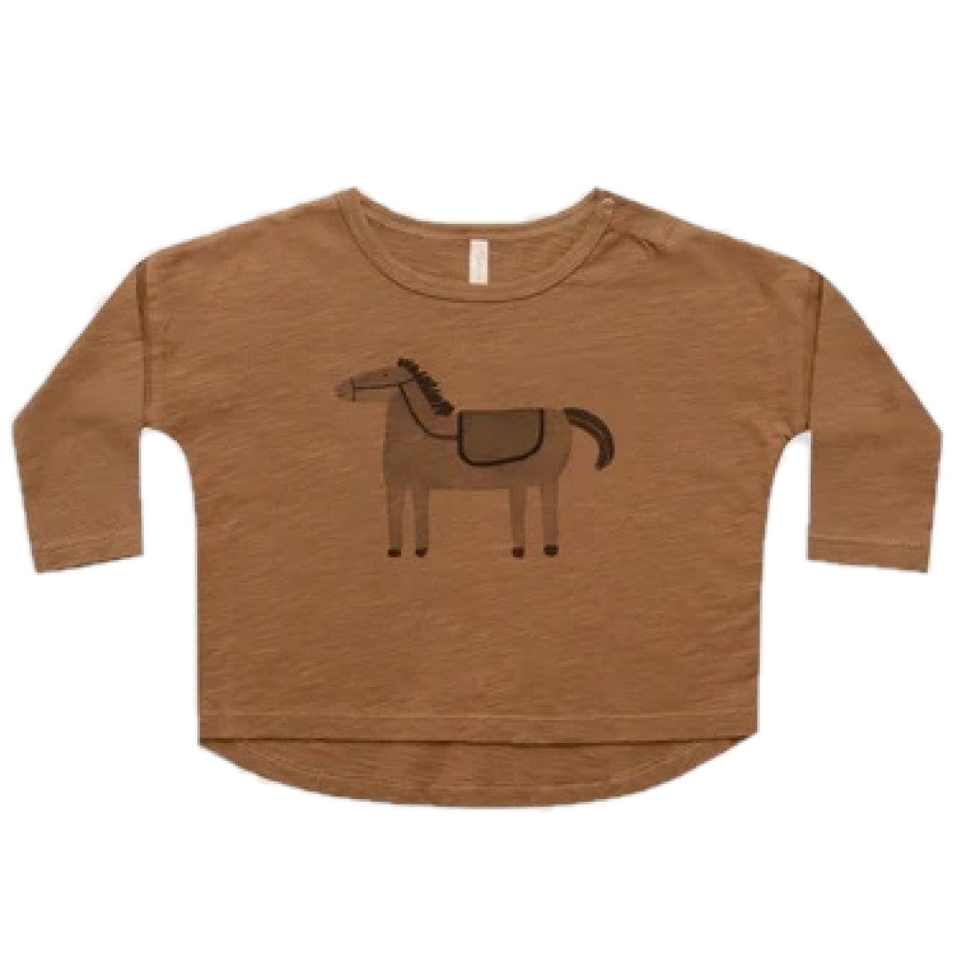 longsleeve tee || horse