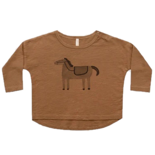 longsleeve tee || horse