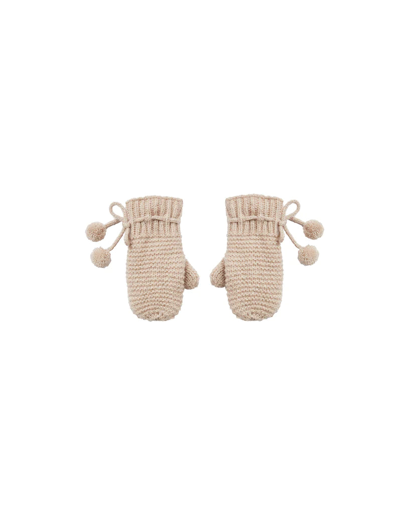 mittens || beige 0-12M