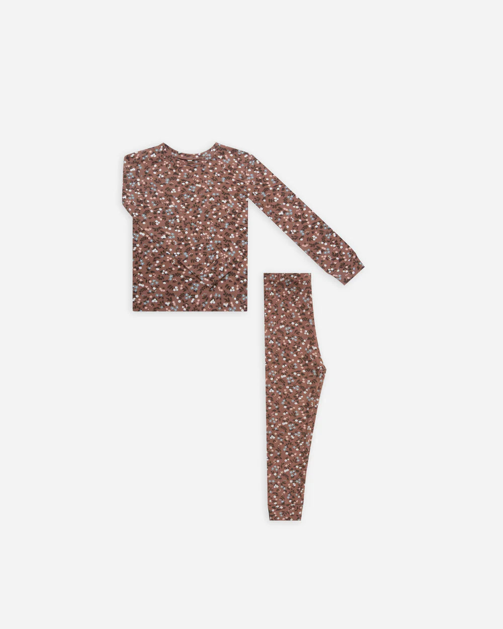 organic pajama set || winter garden