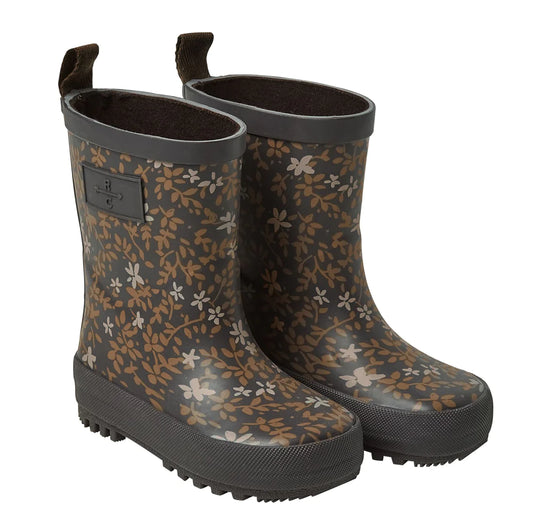 rain boot || winter bloom