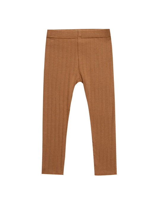 ribbed leggings || rust