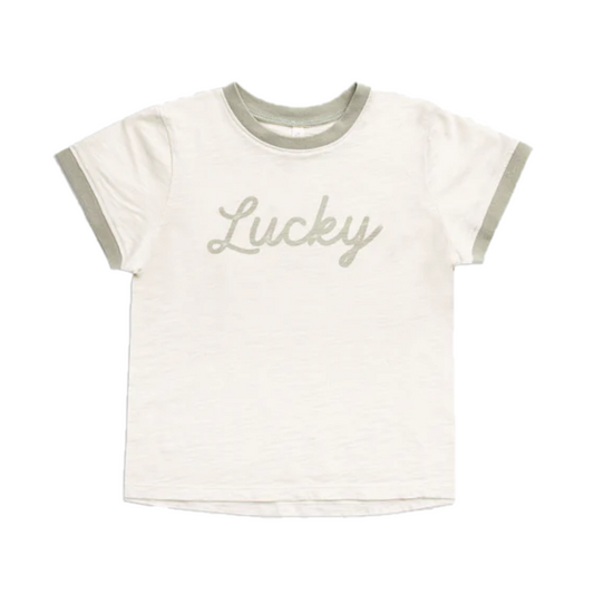 ringer tee || lucky