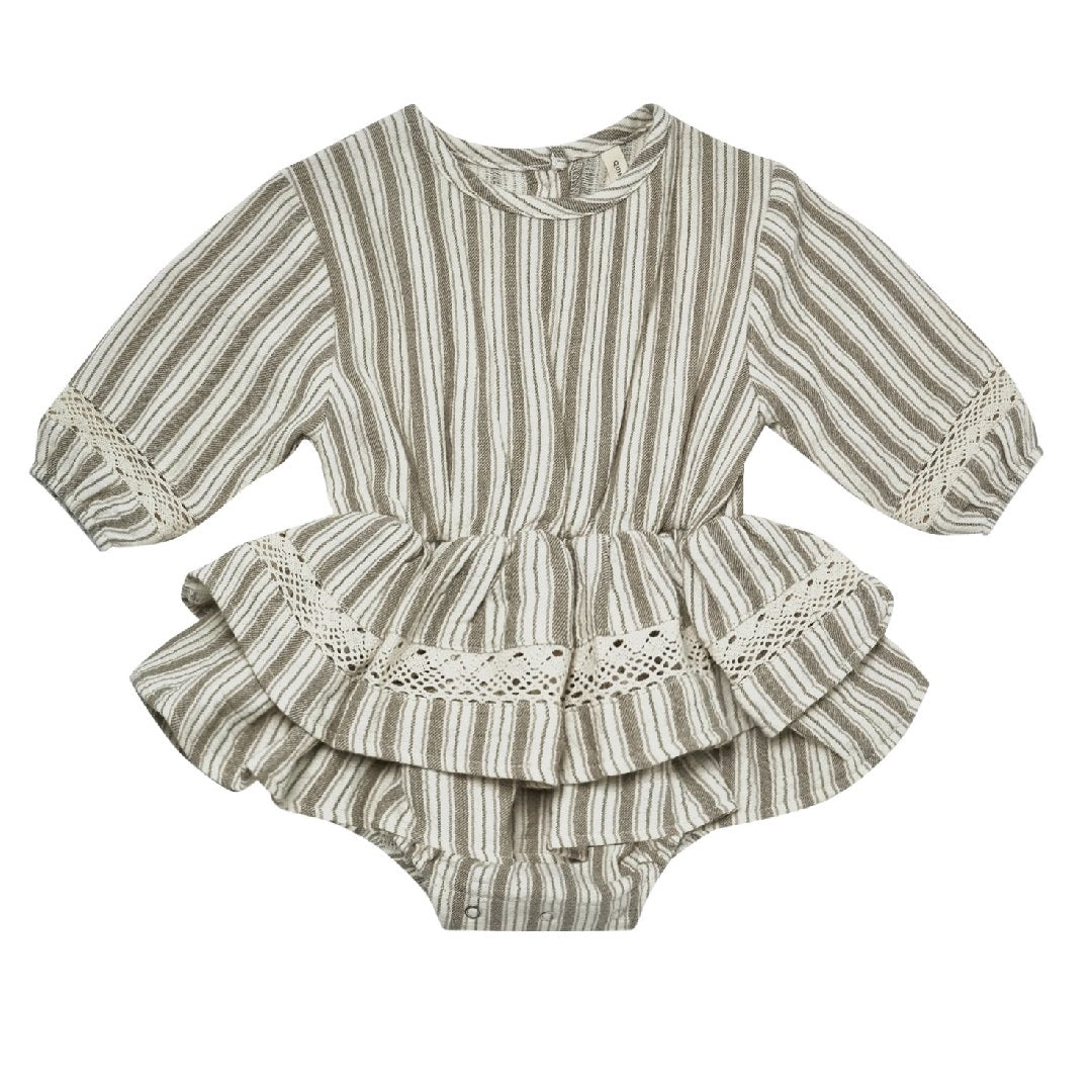 rosie romper | fern stripe