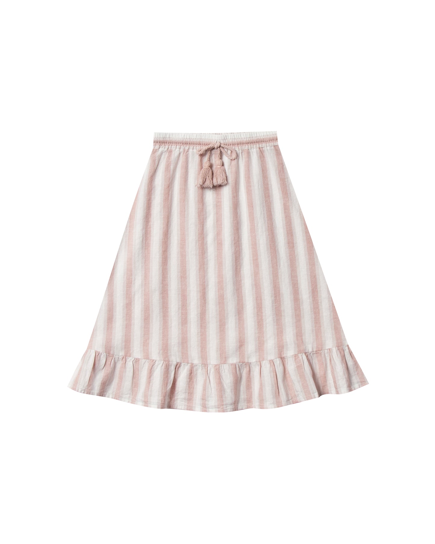 ruffle midi skirt