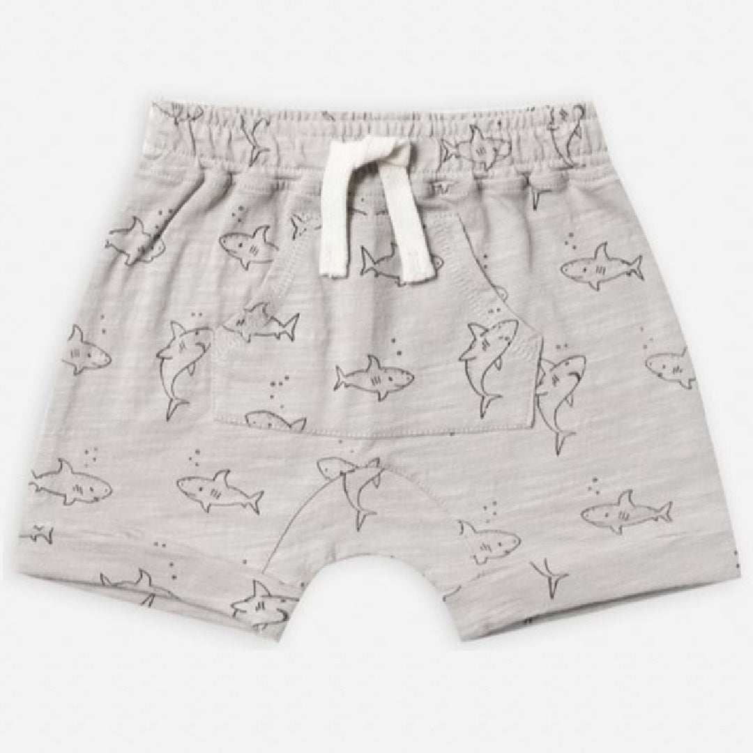 shark front pouch short