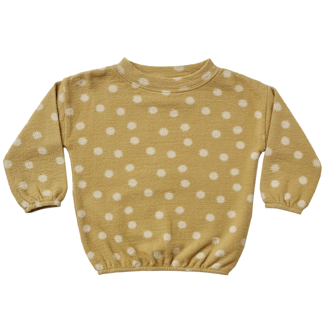 slouchy pullover || sunburst