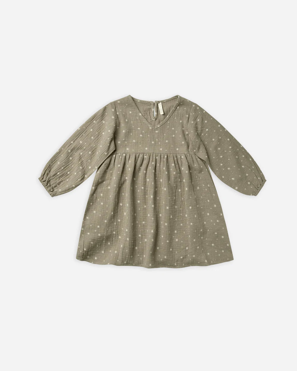 v-neck babydoll dress || stars