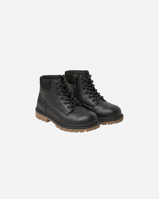 work boot || vintage black